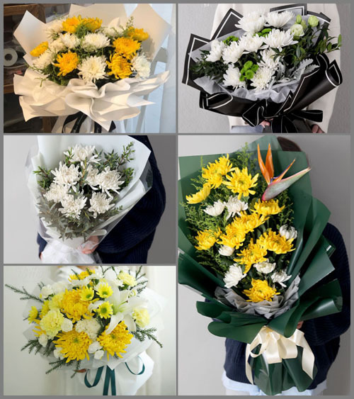 陕西咸阳市旬邑县湫坡头镇看花宫村白事花束代送